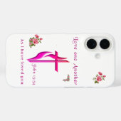 John 3:16 Christliches iPhone 16 Fall Case-Mate iPhone Hülle (Rückseite (Horizontal))