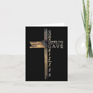 John 3_16 Christliches Kreuz Bibel Update Karte