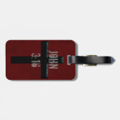 John-3:16 christliches Kreuz Gepäckanhänger (Rückseite horizontal)