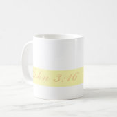 John 3:16 Cross Kaffeetasse (Vorderseite Links)