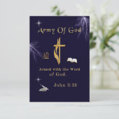 John 3:16 dankeskarte (Stehend Vorderseite)