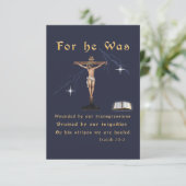 John 3:16 dankeskarte (Stehend Vorderseite)
