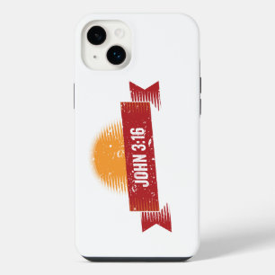 John 3:16 Design im Vintage-Look iPhone 14 Plus Hülle
