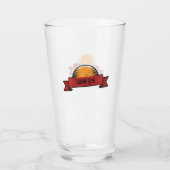 John 3:16 Design Vintag Look Glas (Rückseite)