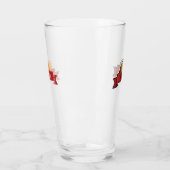 John 3:16 Design Vintag Look Glas (Links)