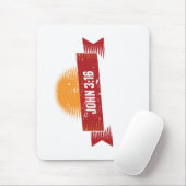 John 3:16 Design Vintag Look Mousepad (Mit Mouse)