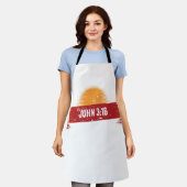 John 3:16 Design Vintag Look Schürze (Getragen)