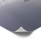 John 3:16 drucken poster (Ecke)