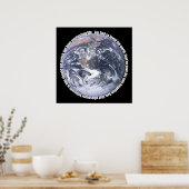 John 3:16 Earth Poster (Küche)
