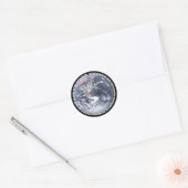 John 3:16-Earth-Sticker Runder Aufkleber (Umschlag)