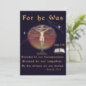 John 3:16 einladung (Stehend Vorderseite)