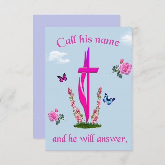 John 3:16 einladung (Vorne/Hinten)