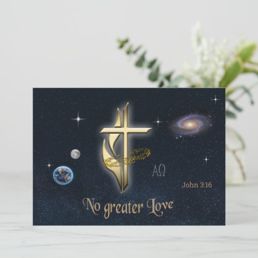 John 3:16 einladung (Stehend Vorderseite)