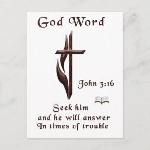 John 3:16 einladungspostkarte