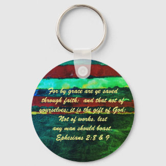 John 3:16 & Ephesians2:8 & 9 Bible-Wahrheit Schlüs Schlüsselanhänger