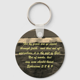 John 3:16 & Ephesians2:8 & 9 Bible-Wahrheit Schlüs Schlüsselanhänger