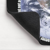 John-3:16 Erde christliches Mousepad (Ecke)
