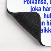 John 3:16 finnisch mousepad (Ecke)