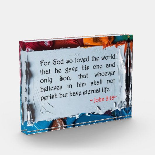 John 3:16 fotoblock (Links)