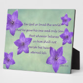 John 3:16 fotoplatte (Seite)