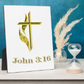 John 3:16 fotoplatte (Seite)
