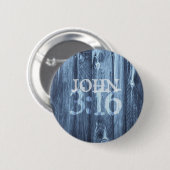 John-3:16… für Gott liebte so die Welt Button (Vorne & Hinten)