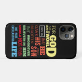 JOHN 3:16 FÜR GOTT SO LIEBTE DIE WELT Case-Mate iPhone HÜLLE (Rückseite (Horizontal))