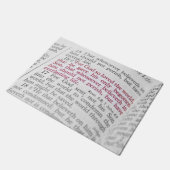 John 3:16 fußmatte (Schrägansicht)