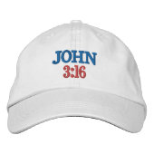 JOHN 3:16 GAP BESTICKTE BASEBALLKAPPE (Vorderseite)