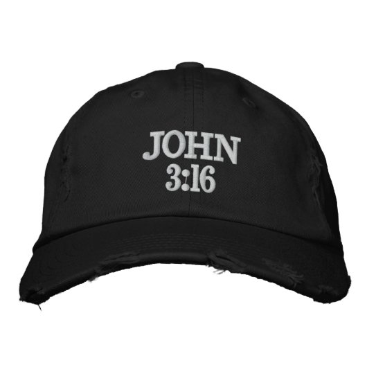 JOHN 3:16 GAP BESTICKTE KAPPE (Vorderseite)