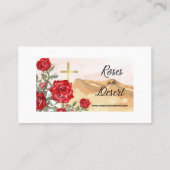 John 3:16 Gebet-Karte Visitenkarte (Rückseite)