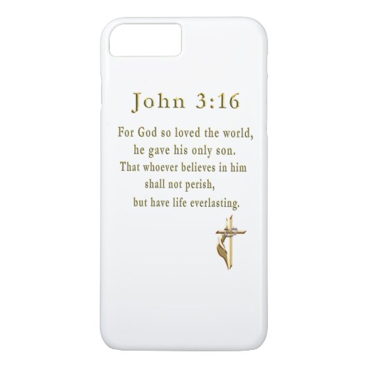 John 3:16 Geschenke Case-Mate iPhone Hülle (Rückseite)