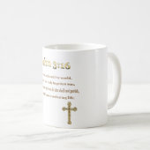 John 3:16 Geschenke Kaffeetasse (VorderseiteRechts)