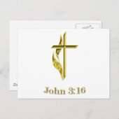 John 3:16 Geschenke Postkarte (Vorne/Hinten)