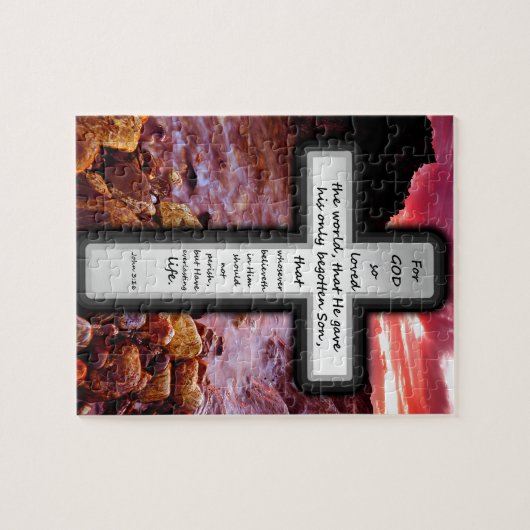 John-3:16 Geschenke Puzzle (Horizontal)