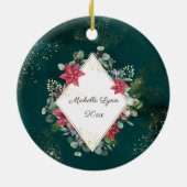 John.3:16 God so Loved the World, Christmas Keramik Ornament (Hinten)
