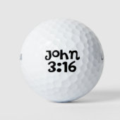 John 3:16 golfball (Vorderseite)