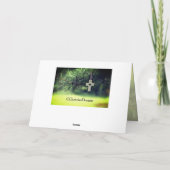 John 3:16 Gott so liebte die Welt, die er gab sein Karte (Rückseite)