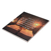 John 3:16 Gott so liebte die Welt, Laterne Fliese (Seite)