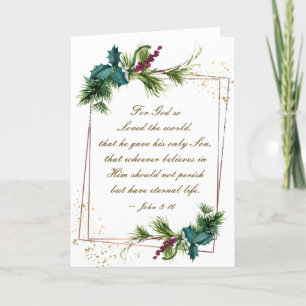 John 3:16 Gott so liebte die Welt Weihnachten