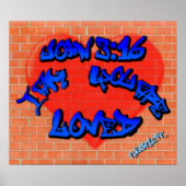 John 3:16 Graffiti Poster (Vorne)