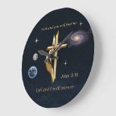 John 3:16     große wanduhr (Winkel)