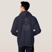 John 3:16 hoodie (Schwarz voll)