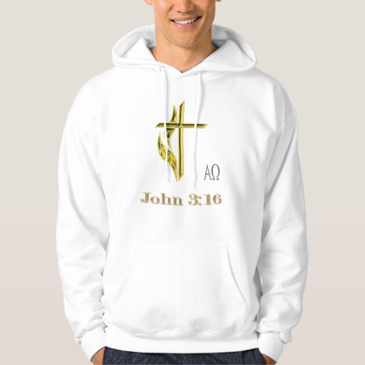 John 3:16 hoodie (Vorderseite)