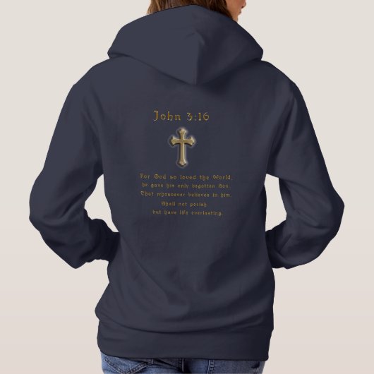 John 3:16 hoodie (Rückseite)