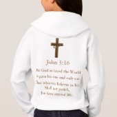 John 3:16 hoodie (Rückseite)