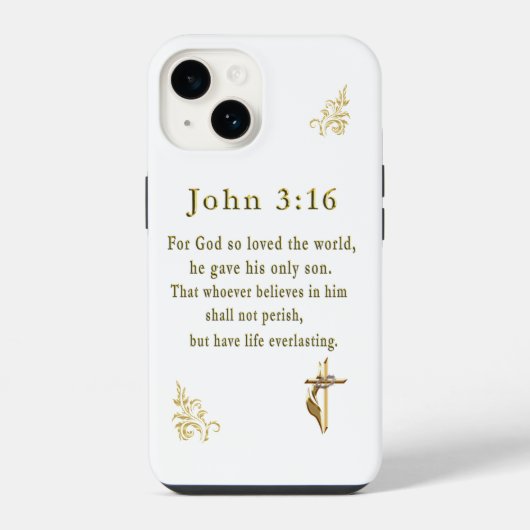 John 3:16 iPhone hülle (Rückseite)