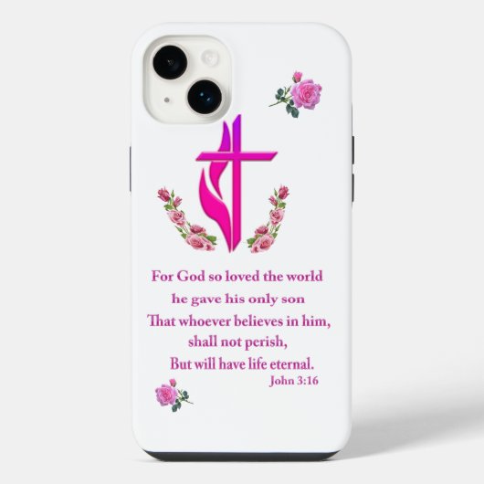 John 3:16 iPhone hülle (Rückseite)