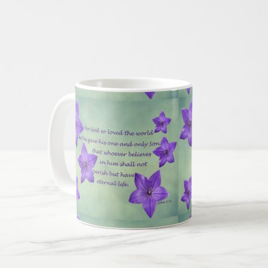 John 3:16 kaffeetasse (Vorderseite Links)