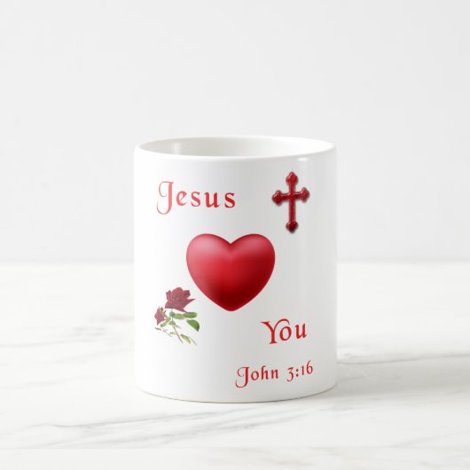 John 3:16 kaffeetasse (Mittel)